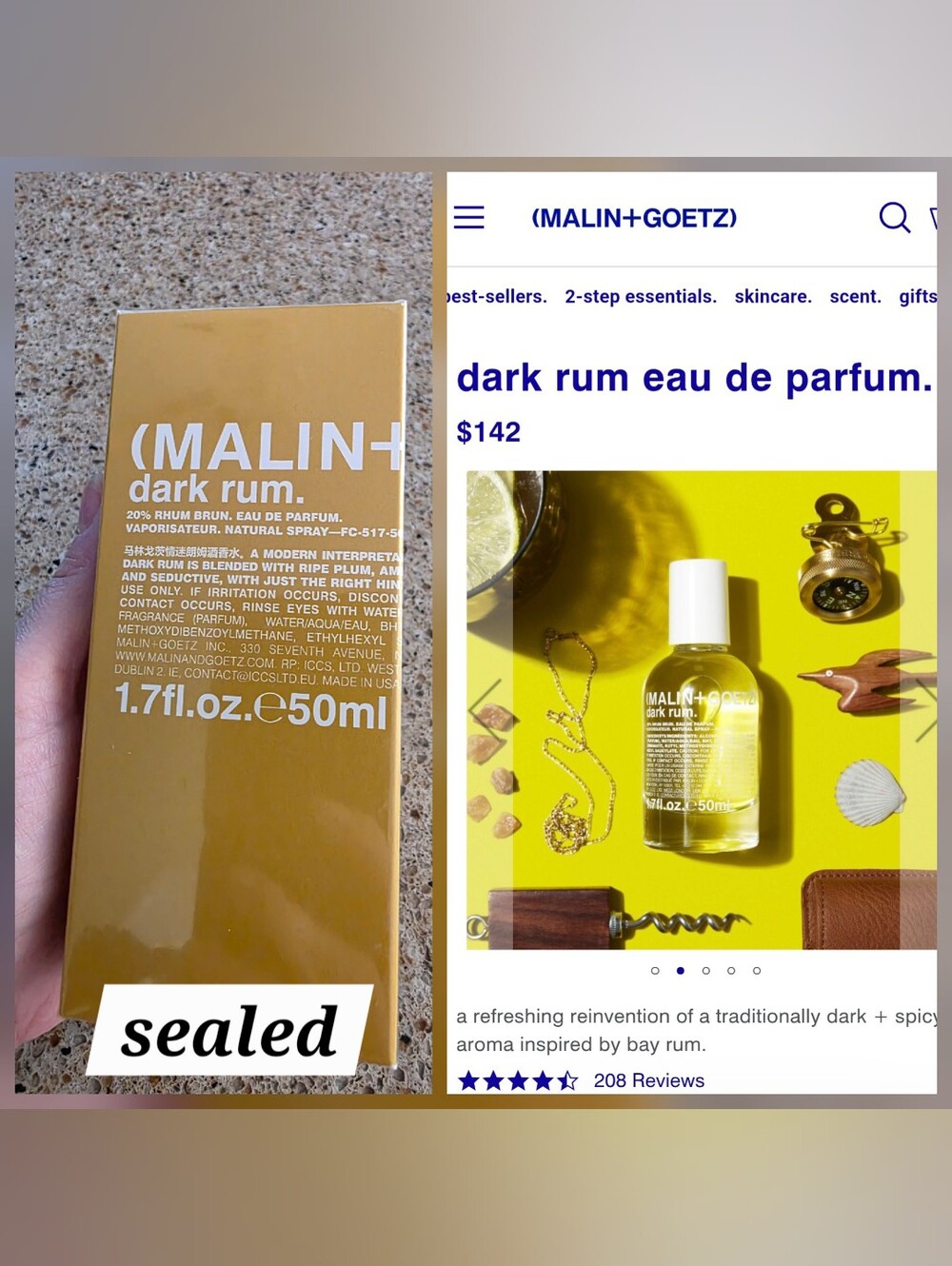 Malin + Goetz Dark Rum